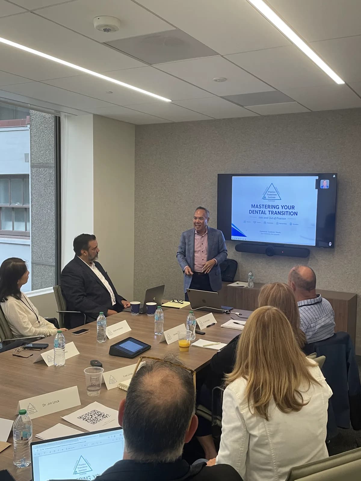 Dr. Michael Njo presenting Mastering Your Dental Transition at the July 2026 San Francisco seminar.